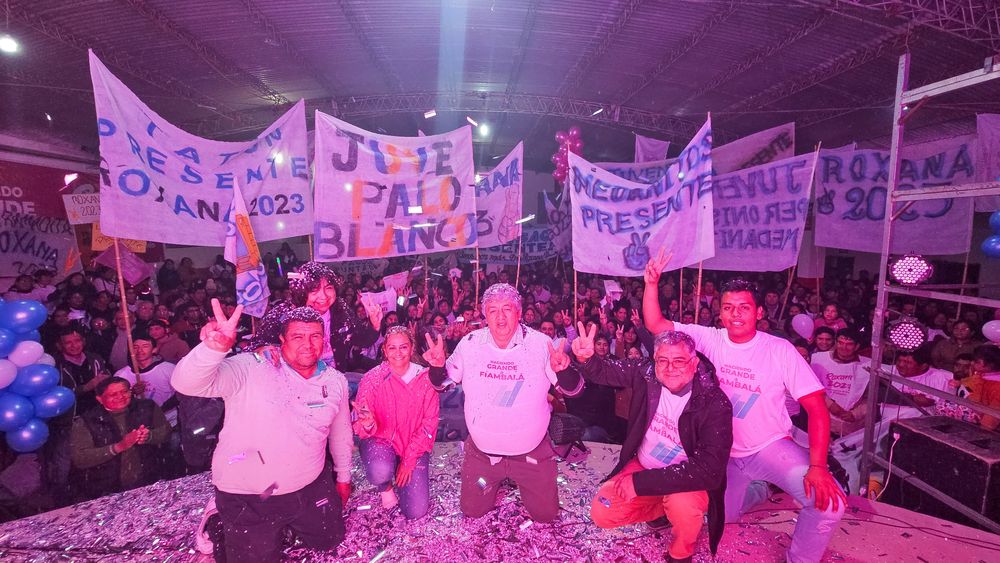Piden por la reelección de Roxana Paulón.&nbsp;
