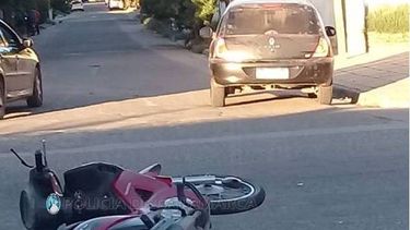 Dos accidentes de motos con heridos