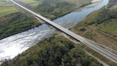 Se hicieron pruebas sobre el puente en la ruta nacional 38.&nbsp;