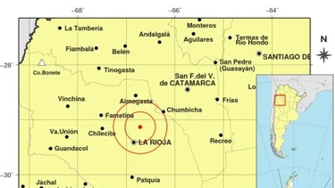 Sismo en La Rioja con una magnitud de 3,3