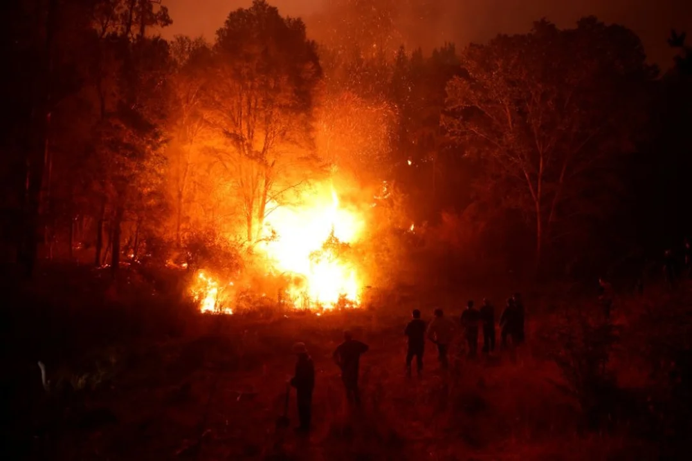 La Corte chilena imputó a un ex bombero y a un ex trabajador forestal por el incendio en Valparaíso