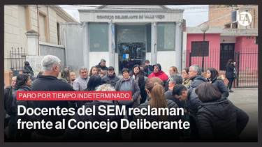 Docentes del SEM reclaman frente al Concejo Deliberante