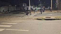 Choque en avenida ex Pista: un adolescente resultó herido Choque en avenida ex Pista: un adolescente resultó herido