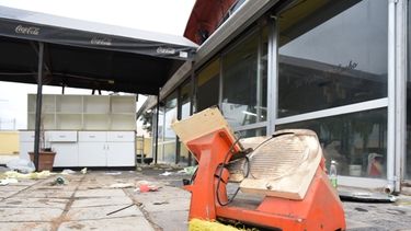 El Rincón de Lucho: empleados retiraron parte del equipamiento