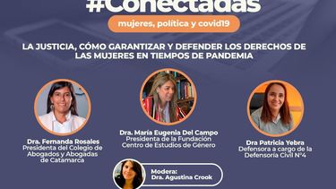 Tercera charla el ciclo vrtual #Conectadas (mujeres, política y COVID-19)