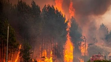 Incendio descontrolado en España