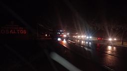 Los Altos: el fuerte viento derribó postes sobre la Ruta 64