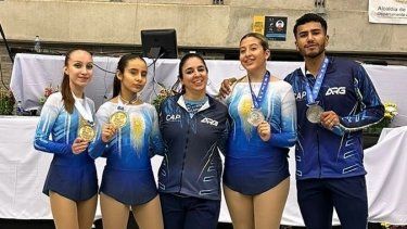 acap con lluvia de podios en panamericano