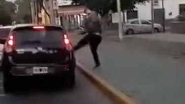 El violento fue suspendido por la ANSV.&nbsp;