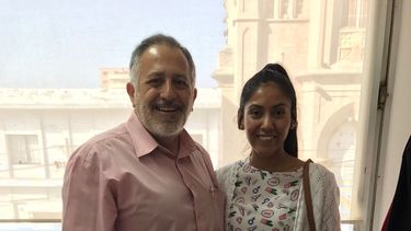 jorgelina guerra fue recibida en el senado