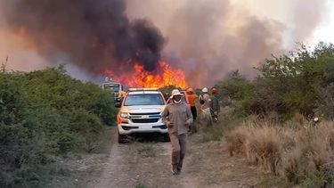 incendios forestales sin tregua: hay focos activos en nueve provincias