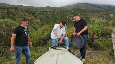Realizan estudios de suelo para mejorar el servicio de agua en Aconquija