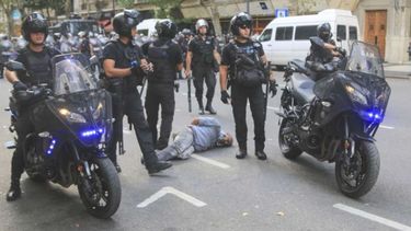 Incidentes afuera del Congreso de la Nación. La Justicia dispuso la prisión preventiva para el único detenido.&nbsp;