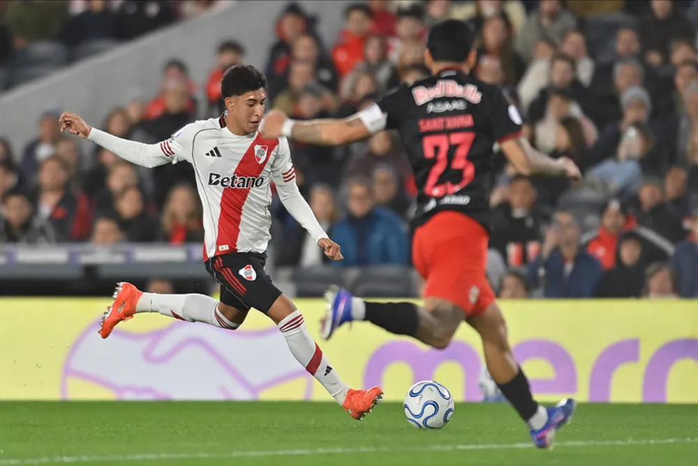 River rescató un empate agónico frente a Red Bull Bragantino