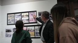 Muestra con postales