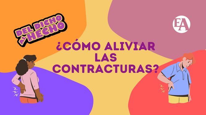 ¿Cómo aliviar las contracturas?
