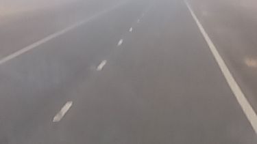 por visibilidad reducida, transitar con precaucion por ruta 60