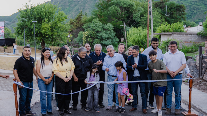 El Rodeo: inauguraron obras urbanas y mejoraron espacios públicos