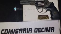 Llevaban un revólver cargado
