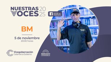El artista urbano BM trae su música al noveno episodio de Nuestras Voces