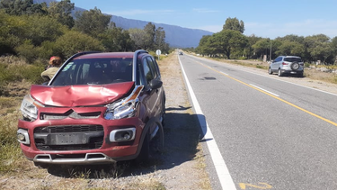 Violento accidente en La Bajada