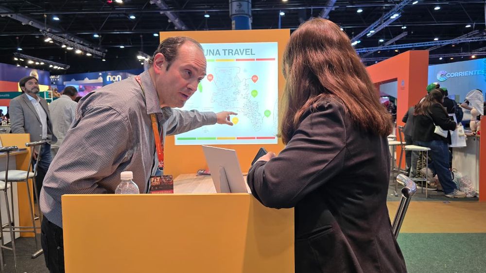Ventas. La gente se mostró interesada y concretó viajes a la provincia.