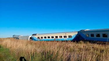 descarrilo un tren en olavarria: a bordo iban casi 500 personas