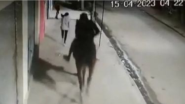 Un ladrón montado a caballo asaltó a tres personas en Florencio Varela