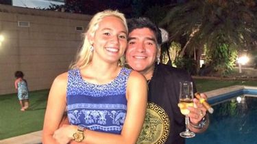 diego maradona vs rocio oliva: no me voy a bancar que me trate de borracho