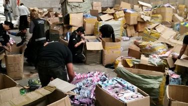 afip secuestro mercaderia trucha por mas de 40 millones de pesos