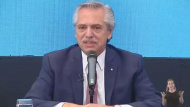 Presidente. Alberto Fernández.