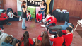 el grupo literario tantanakuy participo de una jornada de lectura en una escuela de retiro de colana