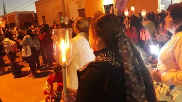 Masiva marcha de antorchas por el crimen de Elba Ibáñez