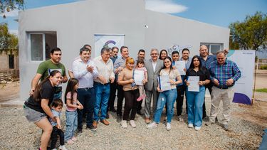 capayan: vecinos ya tienen sus viviendas propias y las infancias su cdi