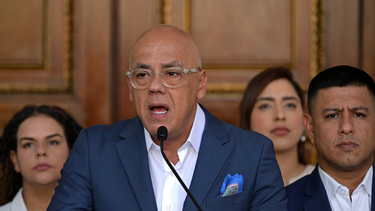 El presidente de la Asamblea Nacional de Venezuela, Jorge Rodríguez.