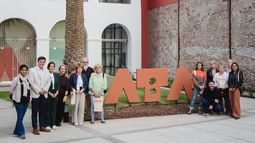 Comitiva. Visitaron CATA, el nuevo Centro de Arte y Tecnología Aplicada.
