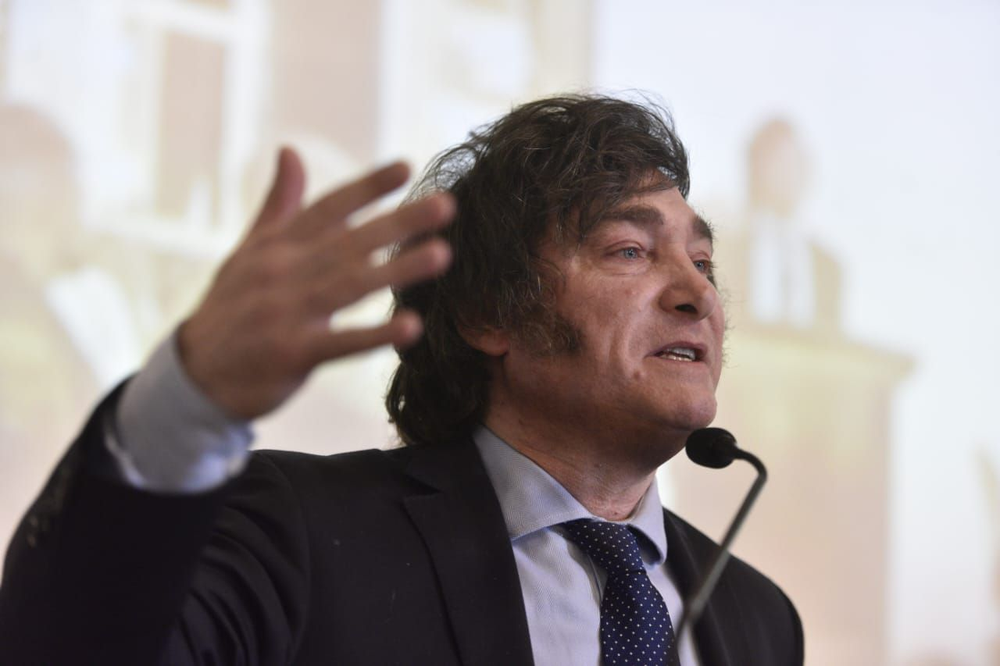 Candidato. Javier Milei, de La Libertad Avanza.&nbsp;