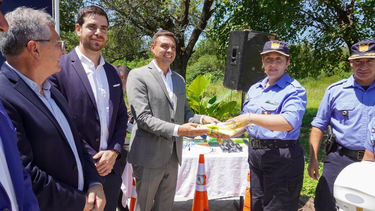seguridad inauguro remodelaciones en un destacamento policial de santa rosa