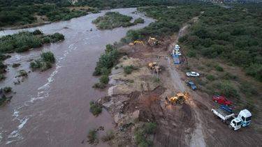 crecida del rio dano pozos y afecta el suministro  de agua en el sur