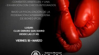 el viernes, festival nocaut en las chacras
