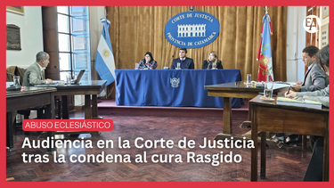 Audiencia en la Corte de Justicia tras la condena al cura Rasgido