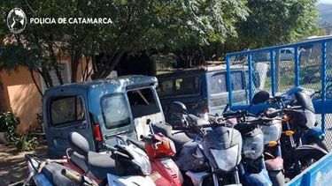 Recuperaron ocho motocicletas que habían sido robadas