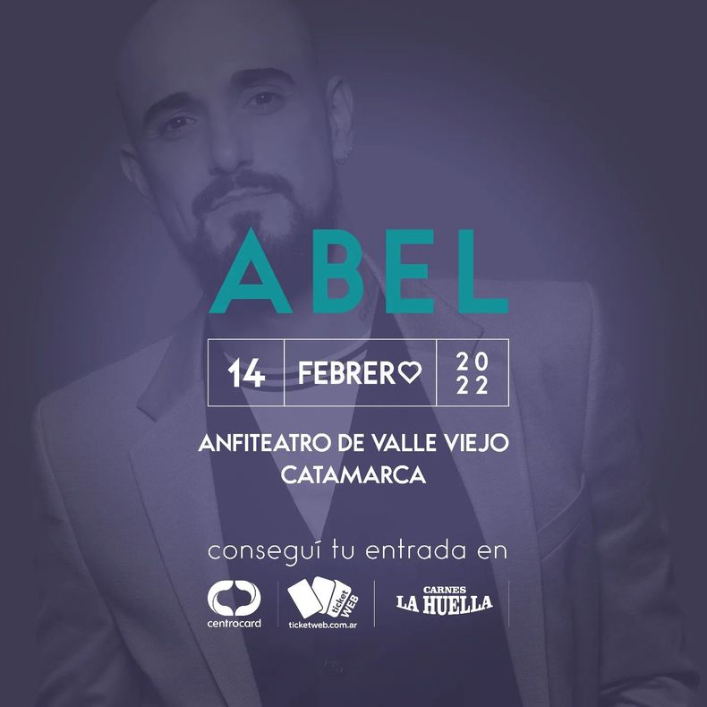 Fecha reprogramada: Abel Pintos dará su show el 14 de febrero en Catamarca  – BelenInfo Noticias