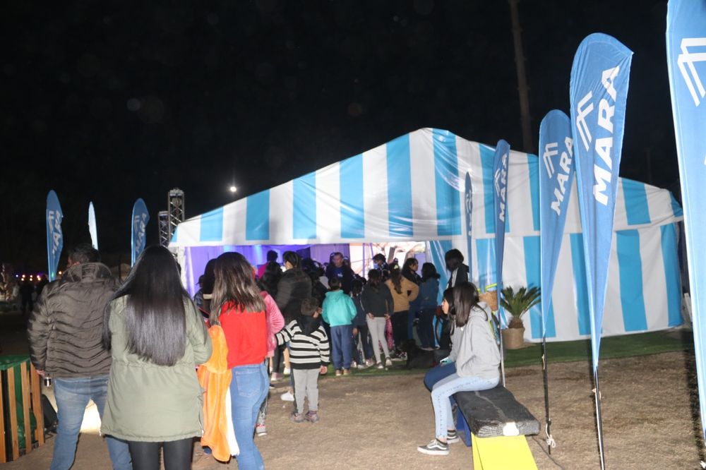 La carpa de MARA en Belén.&nbsp;