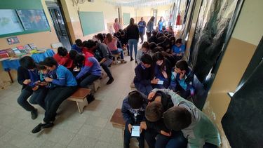 taller didactico con estudiantes de la secundaria n°61