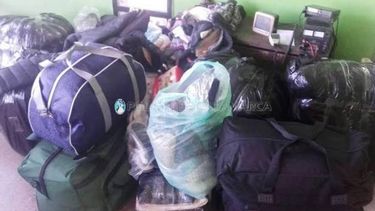Secuestro de mercadería en El Portezuelo