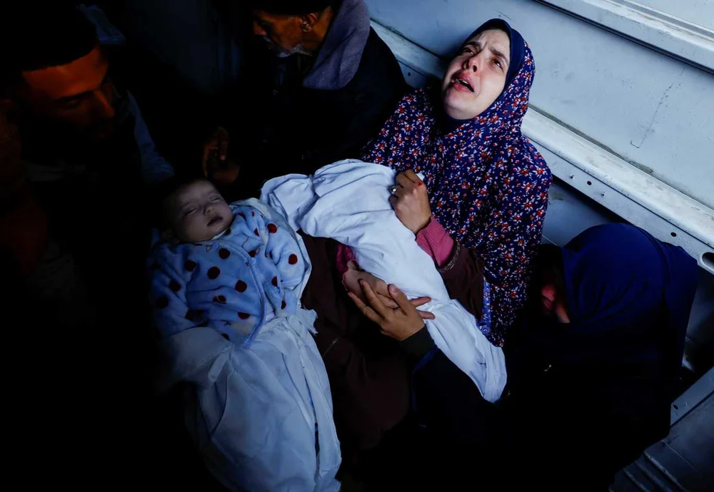 El dolor de la población palestina de la Franja de Gaza ante los ataques de Israel.&nbsp;