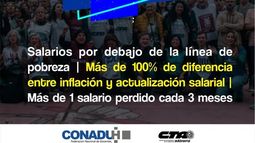 CONADU Histórica convocó a un paro nacional de 48 horas