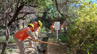 mejoran canales de riego en andalgala