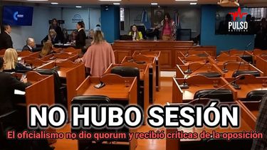 El oficialismo no dio quorum